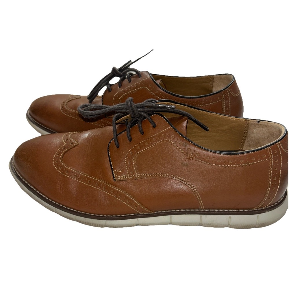 Johnston & Murphy Men's Holden Wingtip Full Grain | Classic Dress Shoe, Sz 10.5